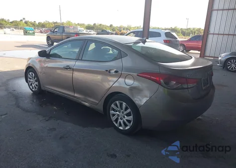2012 Hyundai Elantra Gls из США, поврежденный, VIN 5NPDH4AE5CH119892